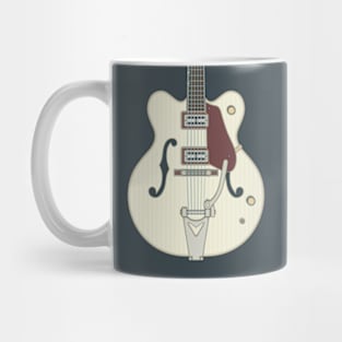 Rock Hollow Body Guitar Mug